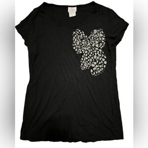 Motherhood Maternity bow shirt (small)